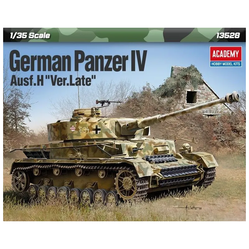 Model plastikowy Czołg PZ.IV Ausf H Late Version 1/35