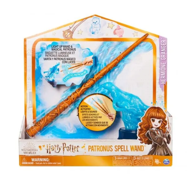 Różdżka Hermiony z Figurką Patronusa Wizarding World Spin Master