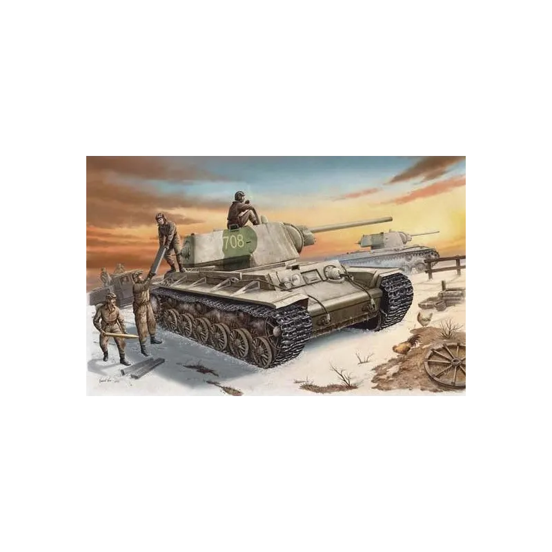 TRUMPETER Russia KV-1 mo del 1942