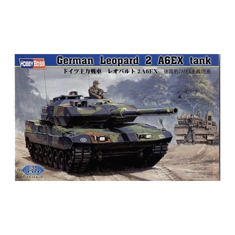 Model plastikowy German Tank Leopard 2 A6EX
