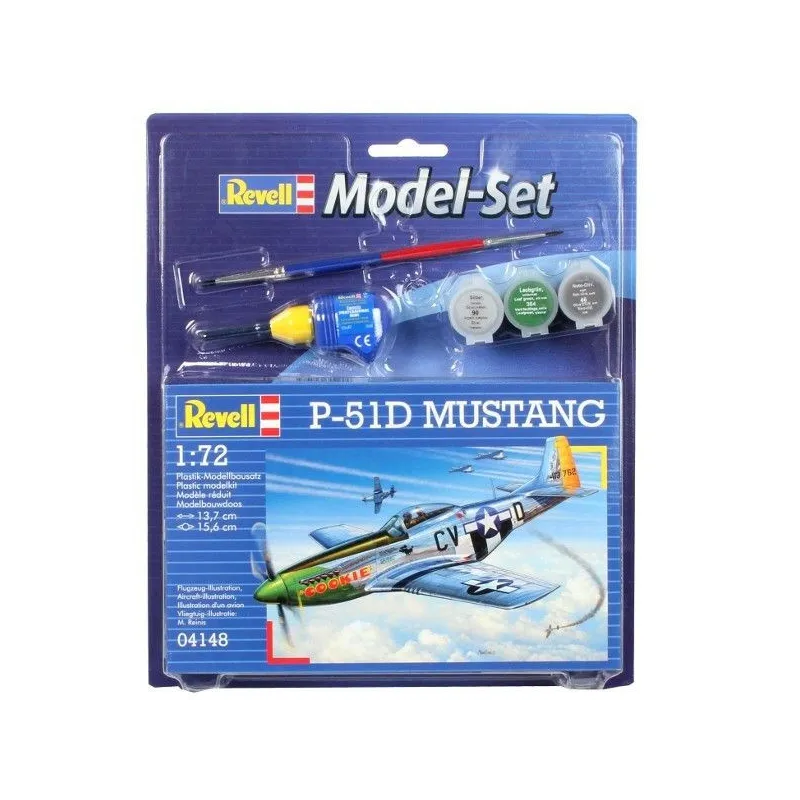 REVELL Model Set P-51 D Mustang