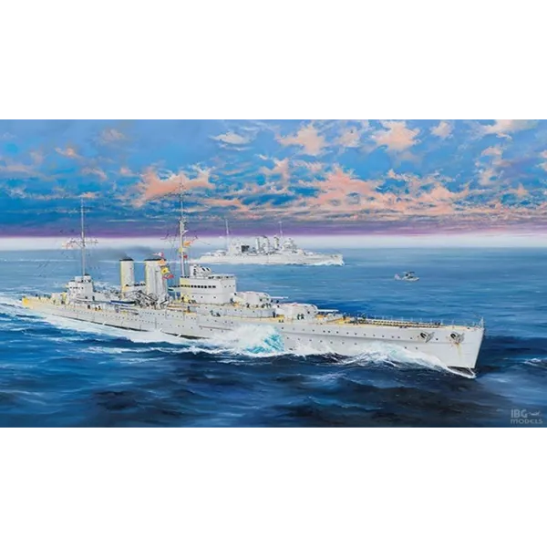 Model plastikowy HMS Exeter