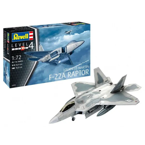 Model do sklejania Lockheed Martin F-22A Raptor