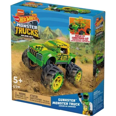 Klocki Monster Trucks Gunkster Mały pojazd do zbudowania Klocki Monster Trucks Gunkster Mały pojazd do zbudowania