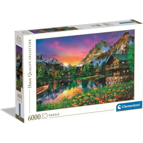 Puzzle 6000 elementów Alpejskie jezioro