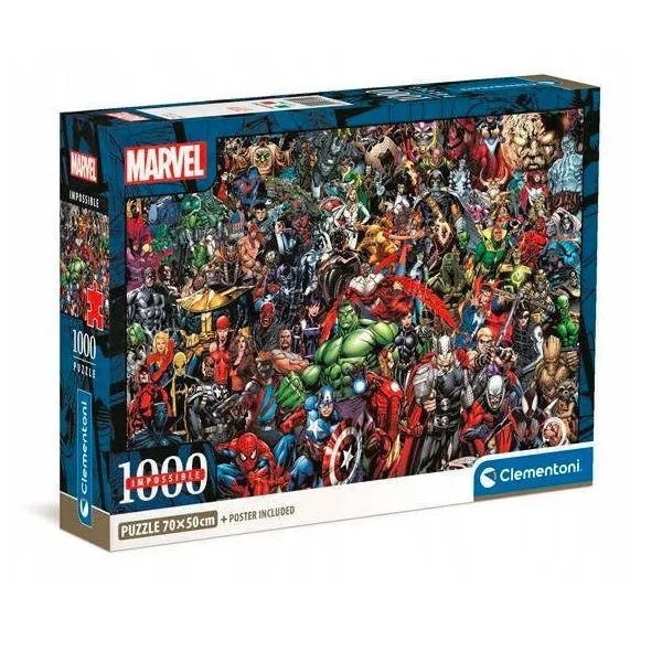 Puzzle 1000 elementów Compact Puzzle Marvel
