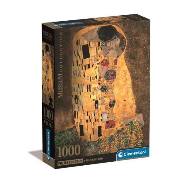 Puzzle 1000 elementów Compact Museum Il Bacio