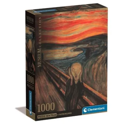 Puzzle 1000 elementów Compact Museum L'urlo Di Munch