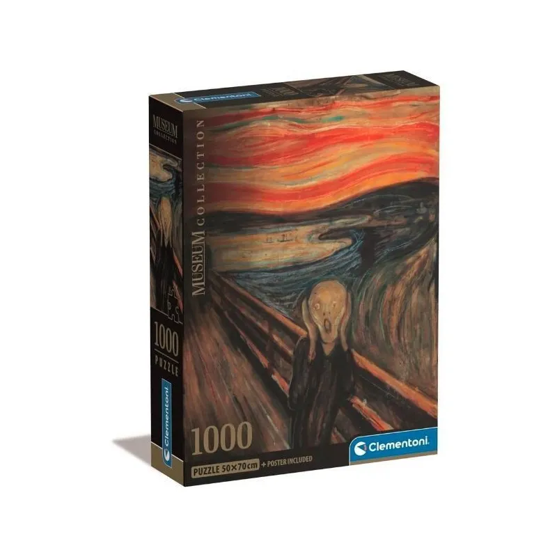 Puzzle 1000 elementów Compact Museum L'urlo Di Munch
