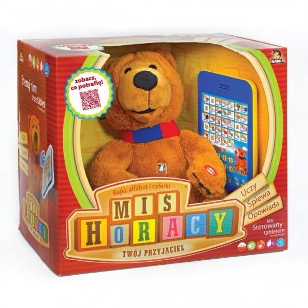 Miś Horacy z tabletem