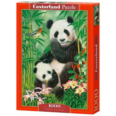 Puzzle 1000 elementów Panda Brunch