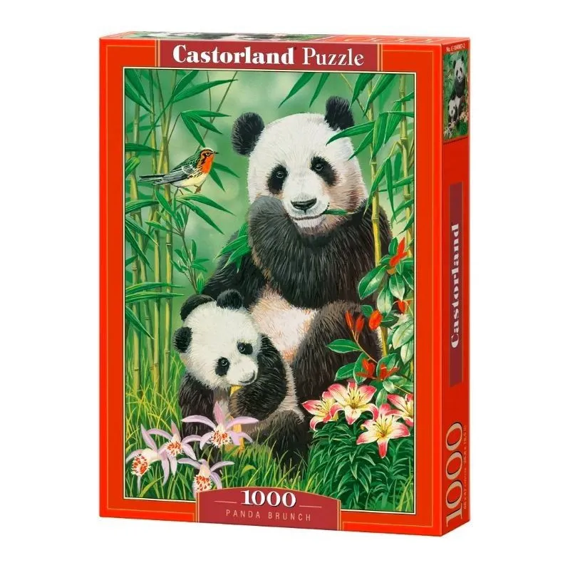 Puzzle 1000 elementów Panda Brunch