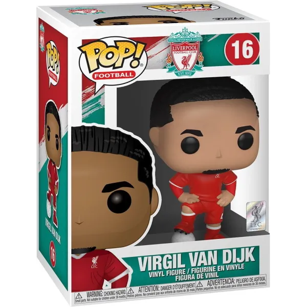 Figurka Funko Pop Football: Liverpool - Virgil Van Dijk 16