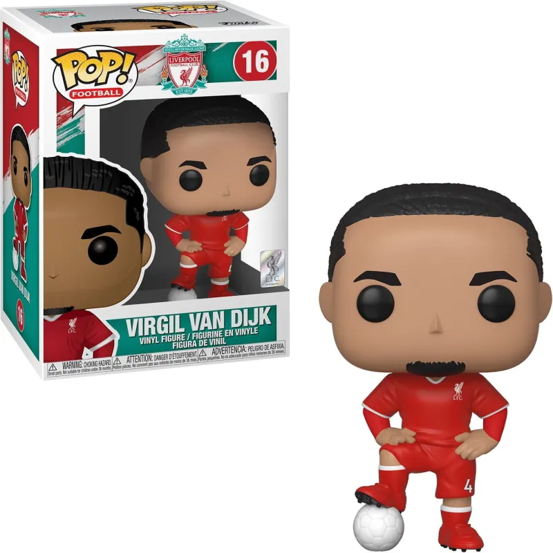 Figurka Funko Pop Football: Liverpool - Virgil Van Dijk 16