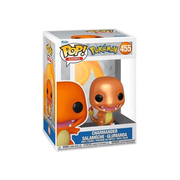 Figurka Funko Pop Pokemon Charmander Salameche - Glumanda Metallic 455