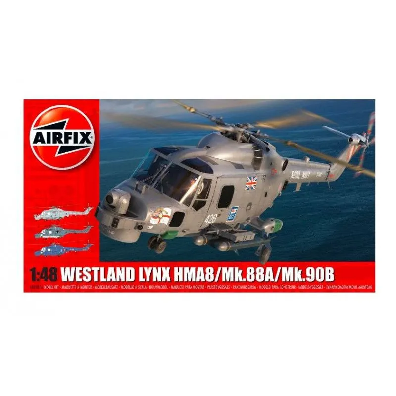 Model plastikowy Westland Navy Lynx Mk.88A/HMA.8/Mk.90B 1:48