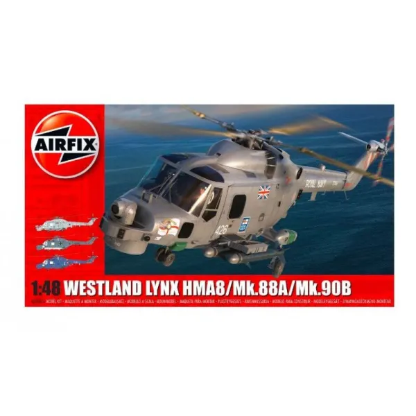 Model plastikowy Westland Navy Lynx Mk.88A/HMA.8/Mk.90B 1:48