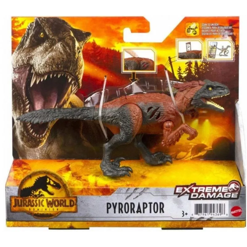 Figurka Jurassic World extreme damage, Pyroraptor