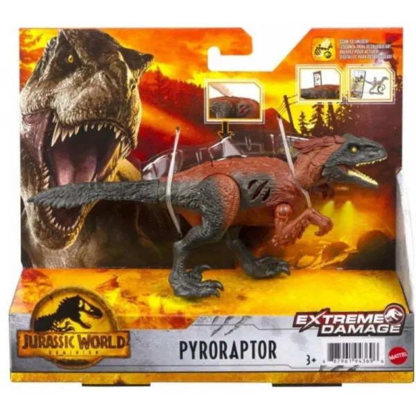 Figurka Jurassic World extreme damage, Pyroraptor