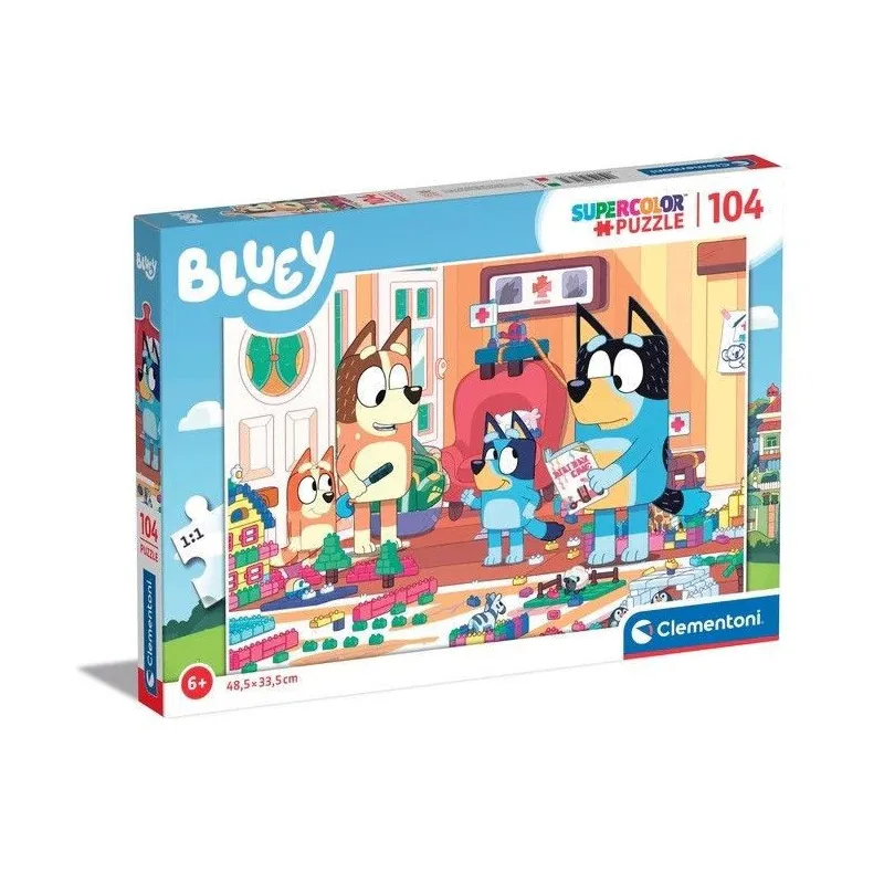 Puzzle 104 elementy Bluey