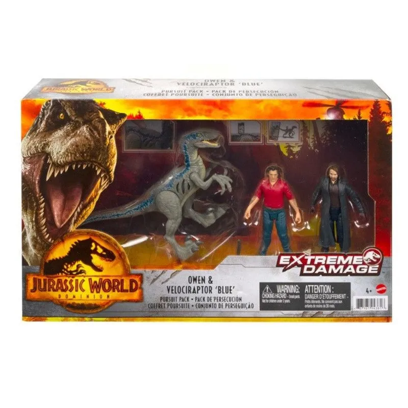 Figurki Jurassic World Owen i Velociraptor