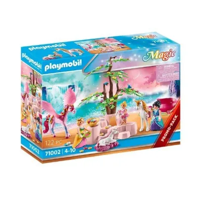 Klocki Zestaw z figurkami Magic 71002 Powóz jednorożca z pegazem