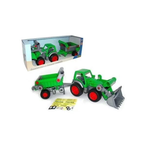 Pojazd Traktor ładowarka z naczepą