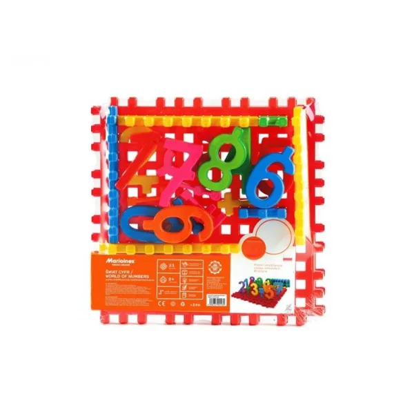 Klocki konstrukcyjne Świat Cyfr mini