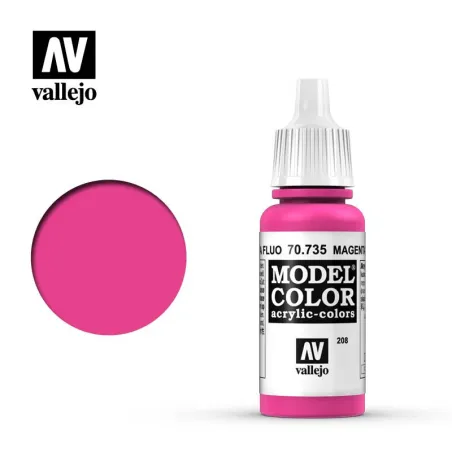 Vallejo 70735 Magenta Fluorescent MC208 17ml