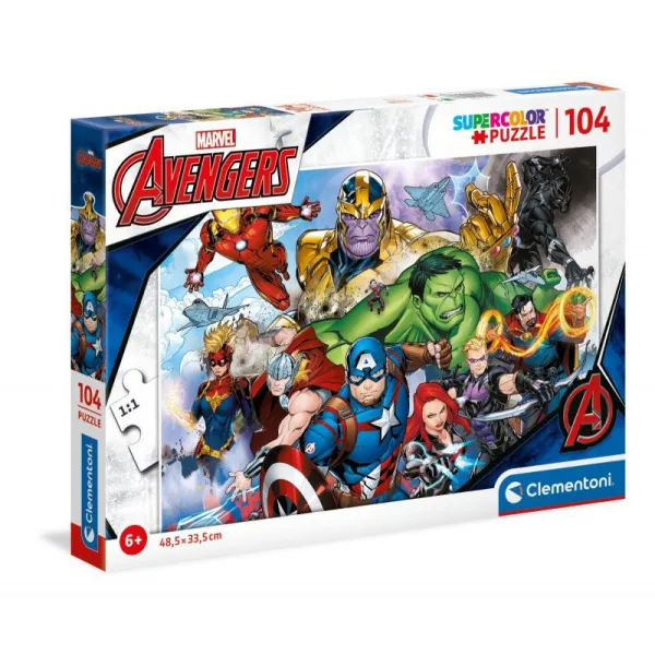 Puzzle 104 elementy Avengers