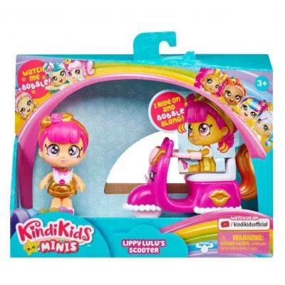 Pojazd z laleczką Kindi Kids Mini Skuter Lippy Lulu