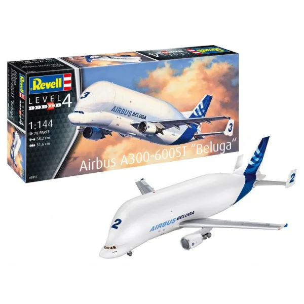 Model plastikowy Samolot Airbus A300-600ST Beluga 1/144