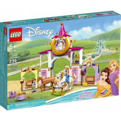 Klocki Disney Princess 43195 Królewskie stajnie Belli i Roszpunki