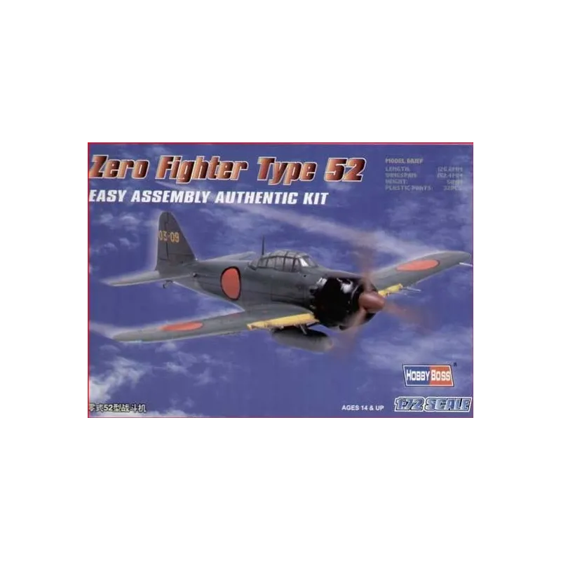 Model plastikowy Zero Fighter Type 52