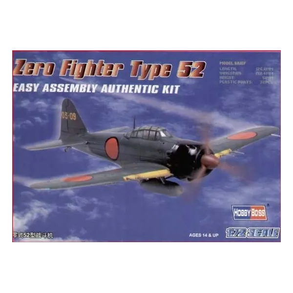 Model plastikowy Zero Fighter Type 52