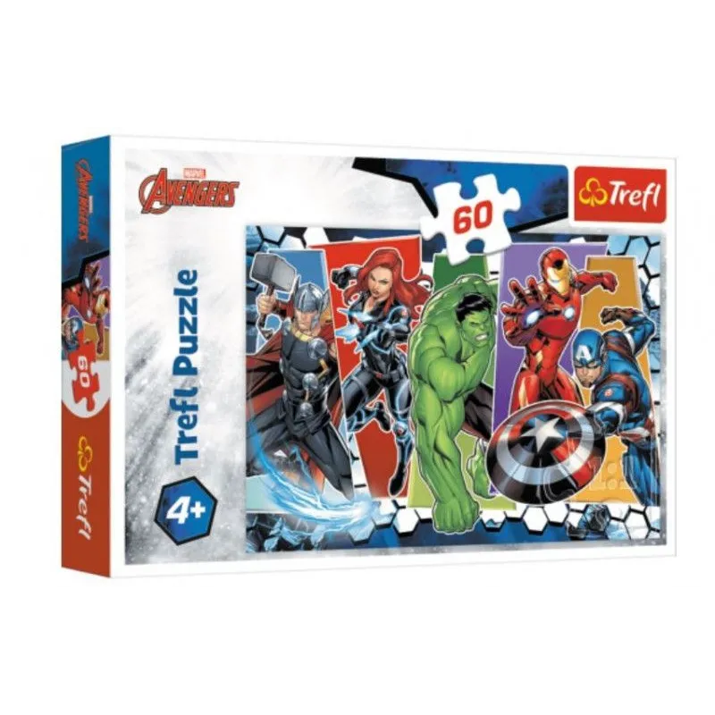 Puzzle 60 elementów Niezwyciężeni Avengers