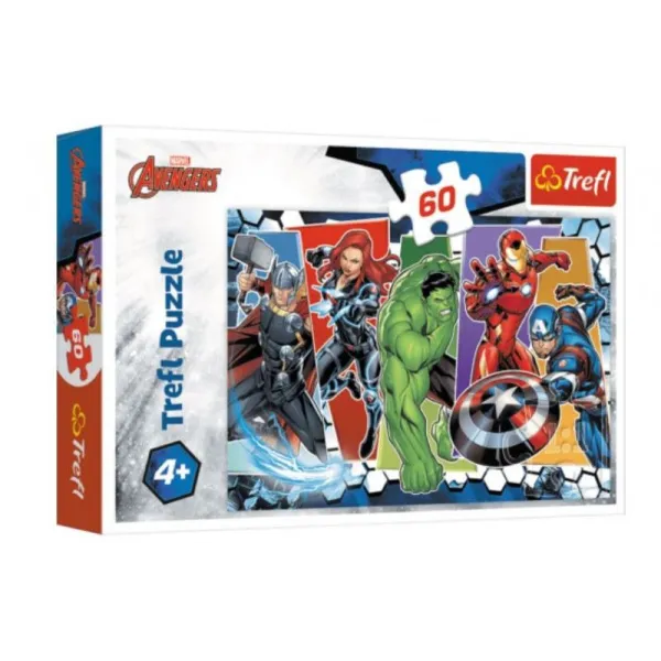 Puzzle 60 elementów Niezwyciężeni Avengers