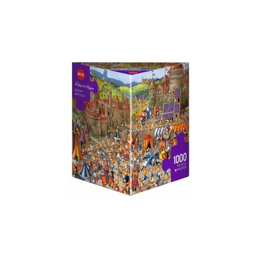 Puzzle 1000 elelemntów Bitwa królików
