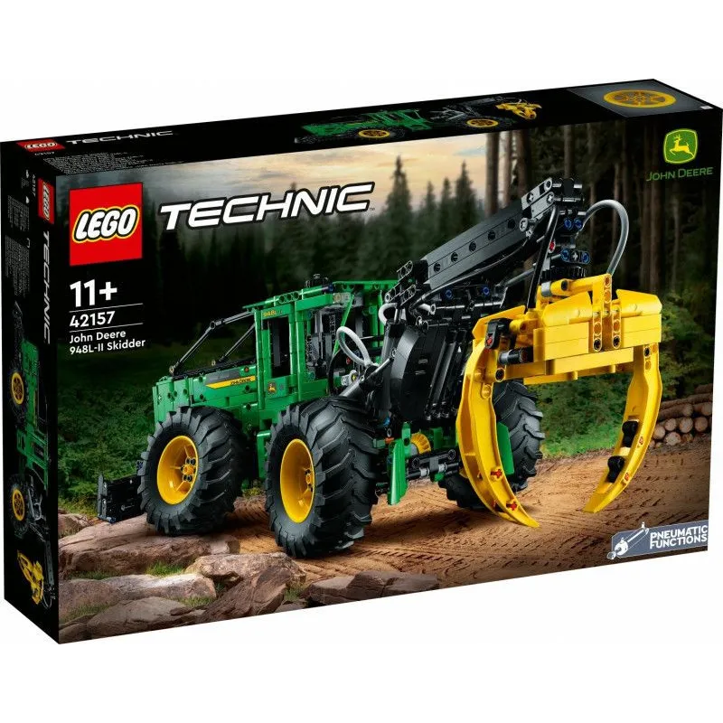 Klocki Technic 42157 Ciągnik zrywkowy John Deere 948L-II