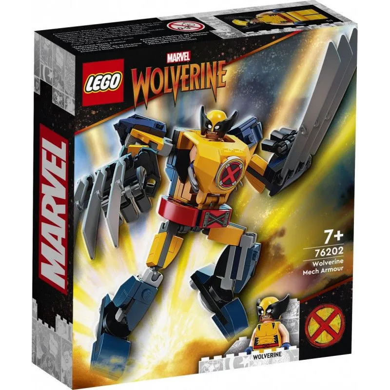 Klocki Super Heroes 76202 Mechaniczna zbroja Wolverinea