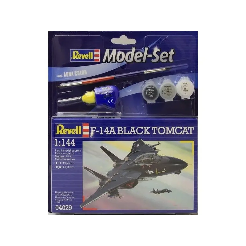 REVELL Model Set F-14 To mcat Black