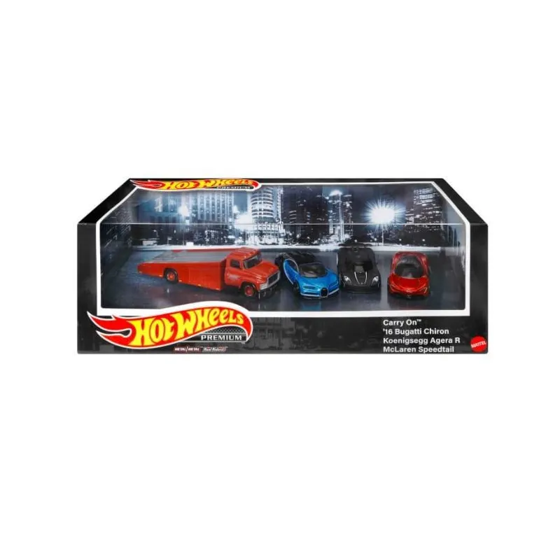 Zestaw pojazdów 4 autka Premium