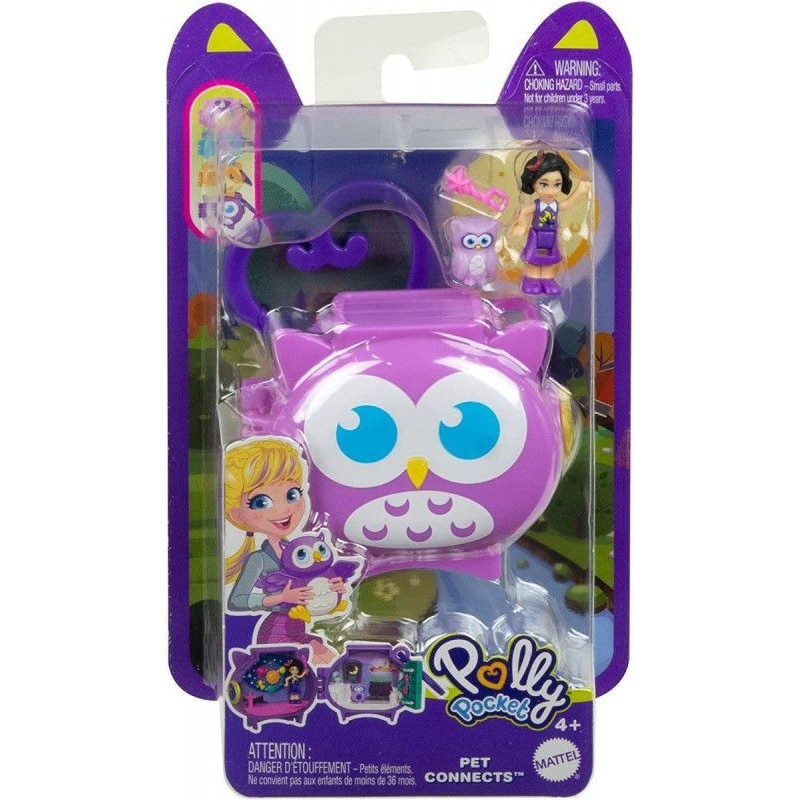 Figurka Polly Pocket + sówka