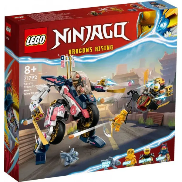 Klocki Ninjago 71792 Mech Sory zmieniający się w motocykl wyścigowy