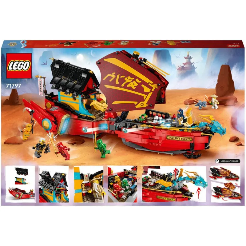 LEGO Ninjago klocki Perła Przeznaczenia wyścig z czasem 71797