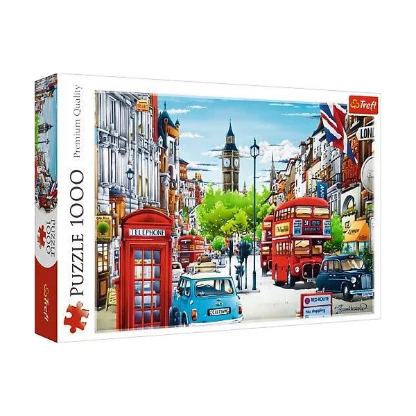 Puzzle 1000 elementów - Ulica Londynu
