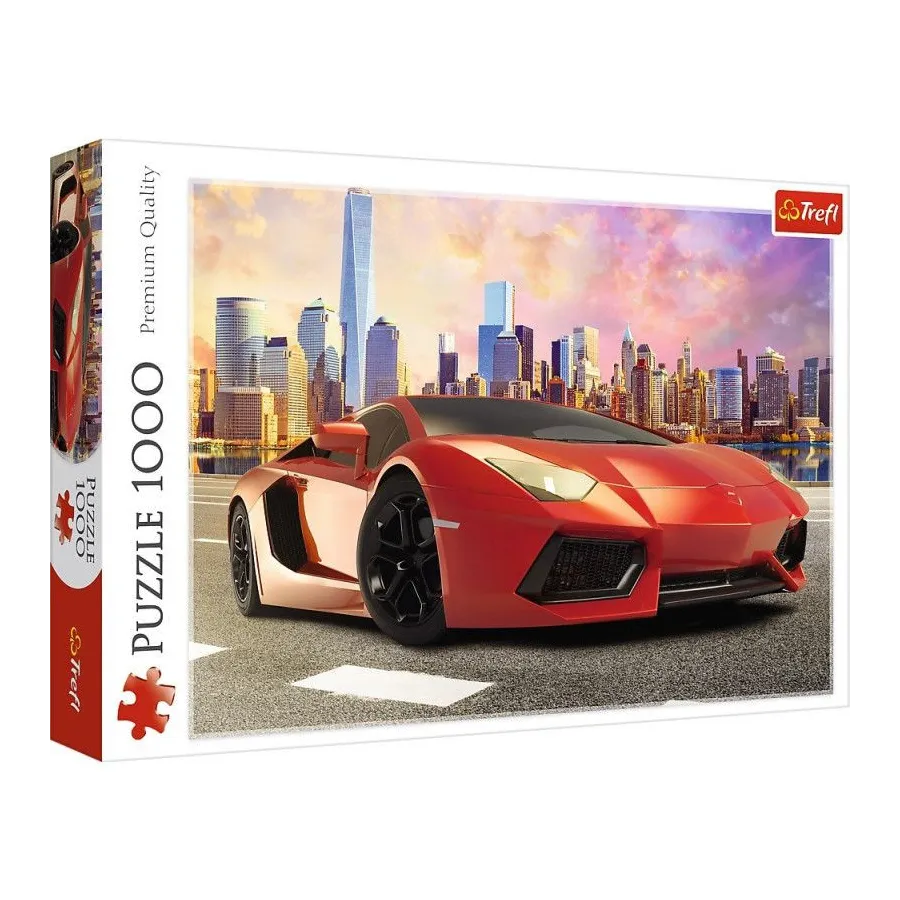 Puzzle 1000 elementów Przejażdzka o zachodzie słońca