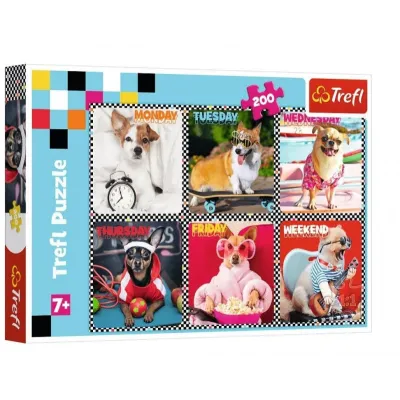 Puzzle Wesołe psy 200 elementów