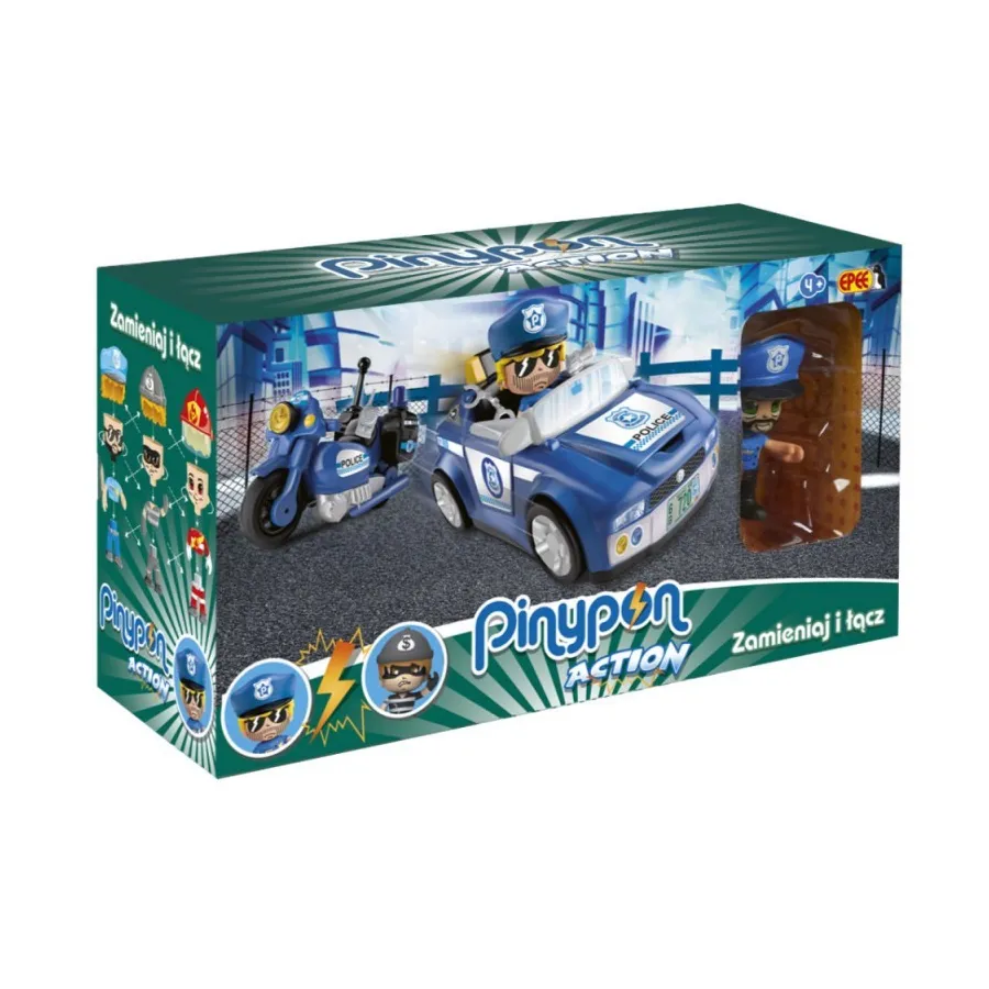 Epee PinyPon Action Zestaw pojazd z figurką Policja