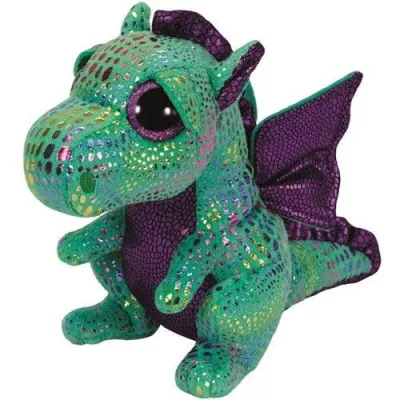 Maskotka TY Beanie Boos Cinder - Zielony smok, 24 cm